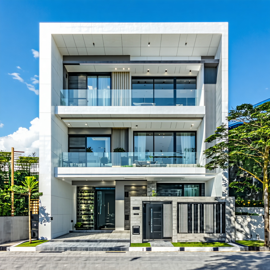 Rumah Pribadi 4 Lantai (20+ Unit)